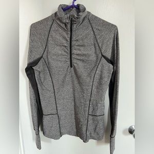 Champion C9 half zip lightweight jacket size S gray black